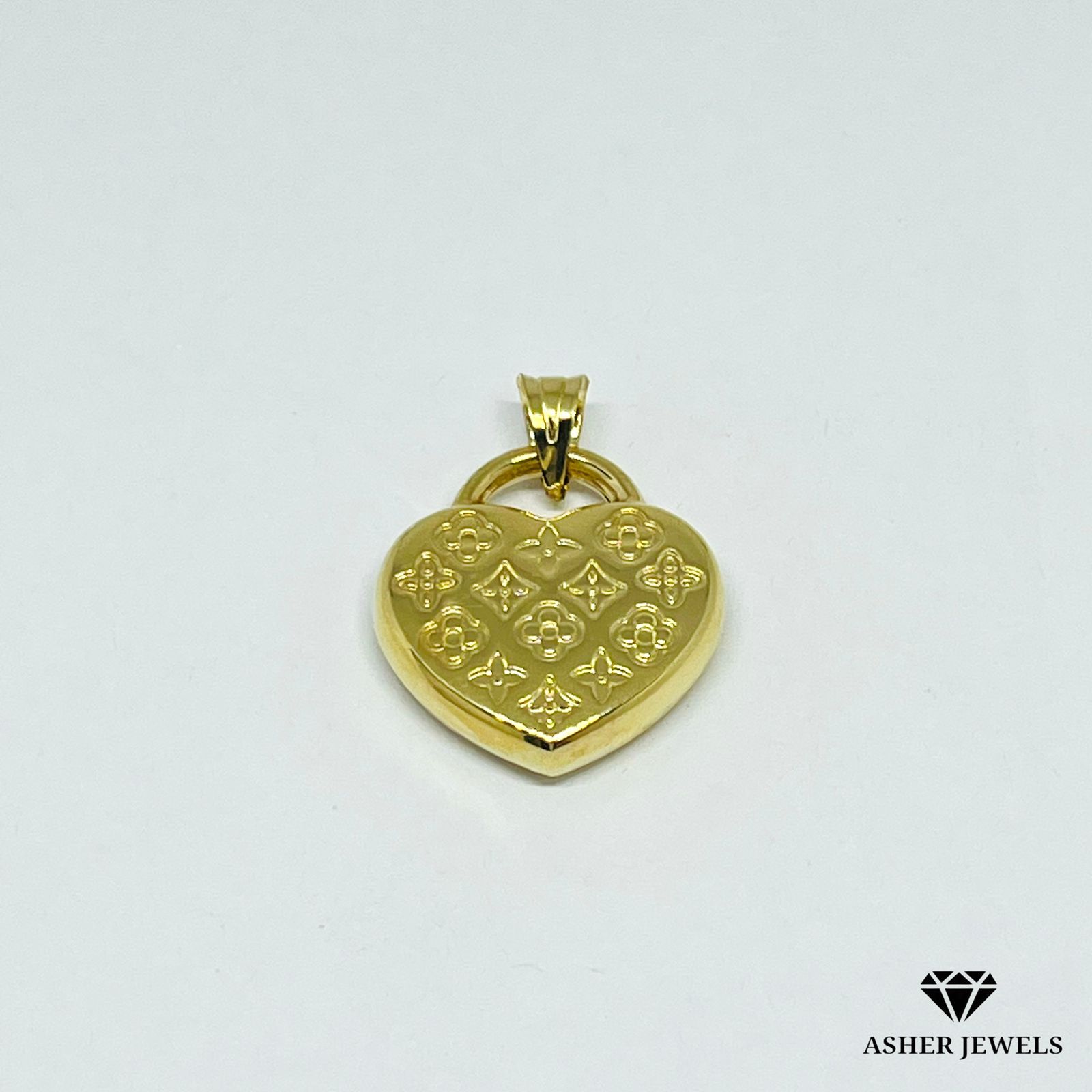 LV Heart Pendant